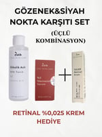 Gözenek Sıkılaştırıcı Ve Leke Karşıtı Cilt Bakım Seti - Glikolik Asit, Niacinamide, Retinal 3'lü Set