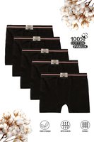 Özkan 0711 5'li Paket Erkek Çocuk %100 Pamuklu Boxer Şort