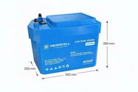 Megacell 12.8V 315 Ah Lityum Demir FOSFAT(LIFEP04)-PRİZMATİK Hücreli-Bluetooth