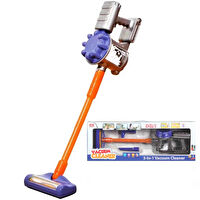 Kız Erkek Çocuk Oyuncak Vacuum Cleaner Pilli Kablosuz Oyuncak Dikey Elektrik Süpürgesi - 0283U Kız E