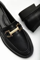 Kadın Loafer Makosen Casual Tokalı Günlük Ayakkabı Şık ve rahat