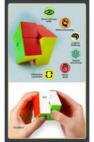 2X2 QY Speed Zeka Küpü Stickersız Akıl Küpü Rübik Küp