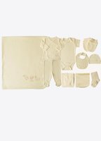 Organik New Basic 10'lu Hastane Çıkış Seti Natural