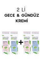 2'Lİ Diadermine Naturally Biome Nemlendirici 50 ml Gece Kremi + 50 ml Gündüz Kremi 