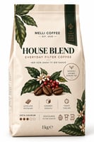 Melli Coffee House Blend Filtre Kahve 1 Kg Orta Kavrum Öğütülmüş