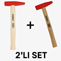 Ahşap Saplı Çekiç Set 200gr&300gr