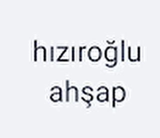 hızıroğlu ahşap