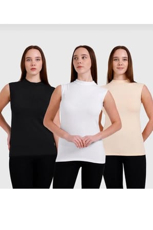 KADIN SIFIR KOL BOĞAZLI BODY 3LÜ SET