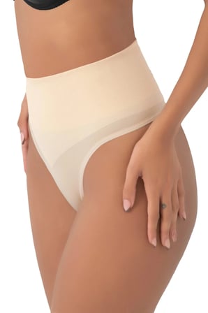 2 Adet İz Yapmayan Karın Toparlayıcı String Korse(İki Beden Küçültür)