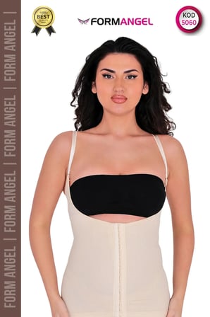 #Korse Vücut Şekillendiren Toparlayıcı Kadın Göğüs Altı Askılı Agraflı Bel Korse - 1 Adet