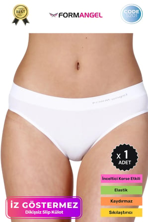 #İçÇamaşırı Toparlayıcı Şekillendirici İz Belli Etmeyen Düşük Bel Kadın Dikişsiz Slip Külot - 1 Adet