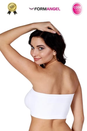 #Bandeo Seamless Toparlayıcı Kadın Basic Örme Dikişsiz Pedsiz Bandeo Büstiyer - 5 Adet