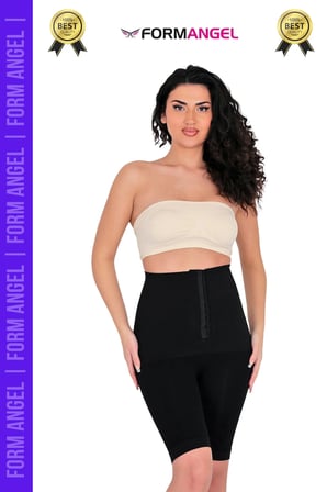 #Korse Yüksek Bel Karın Mide Toparlayıcı Popo Sıkılaştırıcı Paçalı Kadın Agraflı Korse - 4 Adet