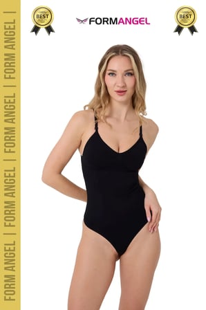 #Korse İz Bırakmayan Kaymaz Seamless Toparlayıcı Dikişsiz Kadın Çıtçıtlı String Body Korse - 2 Adet