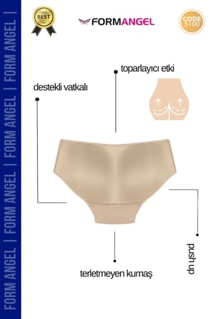 #Korse Doğal Görünüm Sağlayan Dolgunlaştırıcı Toparlayıcı Popo Dolgulu Destekleyici Korse - 3 Adet