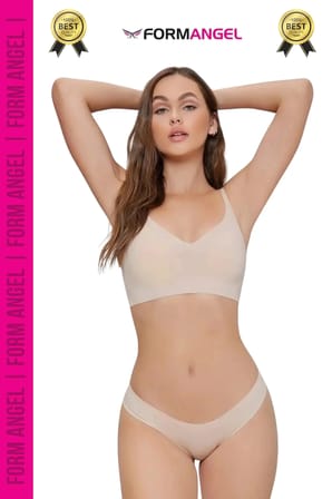 #Külot Dikişsiz İz Göstermeyen Belli Etmeyen Esnek Rahat Lazer Kesim Hayalet Bikini Külot - 2 Adet