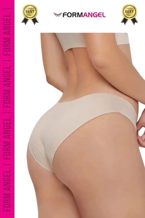 #Külot Dikişsiz İz Göstermeyen Belli Etmeyen Esnek Rahat Lazer Kesim Hayalet Bikini Külot - 4 Adet