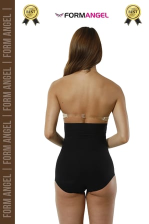 #Korse 2 Beden İncelten Lazer Kesim İz Göstermeyen Kaymaz Toparlayıcı Yüksek Bel Slip Korse - 1 Adet