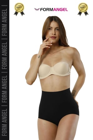 #Korse 2 Beden İncelten Toparlayıcı İz Göstermeyen Kaymaz Kadın Lazer Kesim Slip Korse - 1 Adet