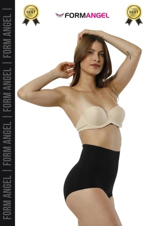 #Korse 2 Beden İncelten Toparlayıcı İz Göstermeyen Kaymaz Kadın Lazer Kesim Slip Korse - 1 Adet