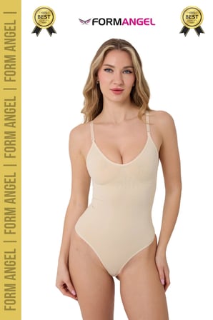 #Korse İz Bırakmayan Kaymaz Seamless Toparlayıcı Dikişsiz Kadın Çıtçıtlı String Body Korse - 2 Adet