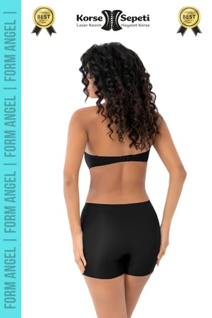 #Korse İz Göstermeyen Kaymaz Basen Toparlayıcı Şekillendiren Lazer Kesim Korse Boxer - 1 Adet