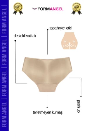 #Korse Doğal Görünüm Sağlayan Dolgunlaştırıcı Toparlayıcı Popo Dolgulu Destekleyici Korse 2'Li Set