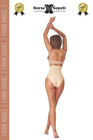 #Korse Vücut Şekillendirici Karın Bel Toparlayıcı Lazer Kesim Yüksek Bel Slip Korse 6'lı Set