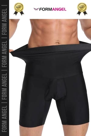 6013 ERKEK YÜKSEK BEL BOXER KORSE TEKLİ