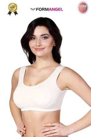 #Büstiyer Dikişsiz Seamless Kadın Esnek Yumuşak Kumaş Kalın Askılı Pedli Sporcu Büstiyer - 1 Adet