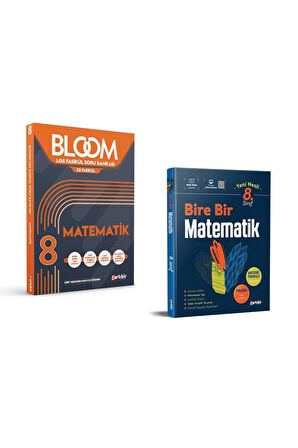 8. Sınıf Bloom Matematik Soru Bankası + 8. Sınıf Bire Bir Matematik Soru Bankası (2 Kitap)