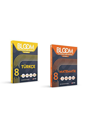 8. Sınıf Bloom LGS Fasikül Türkçe + Matematik Soru Bankası Seti (2 Kitap)