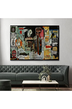 Jean Michel Basquiat Notary Kanvas Tablo-5002