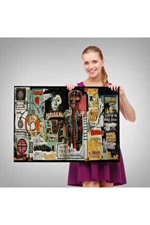 Jean Michel Basquiat Notary Kanvas Tablo-5002