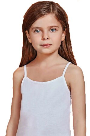 Kız Çocuk Penye Atlet 6'lı