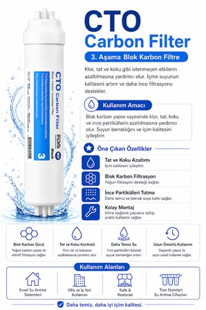 Tüm Arıtma Cihazlarına Uyumlu Kapalı Kasa PRO Inline 5 Aşamalı Filtre