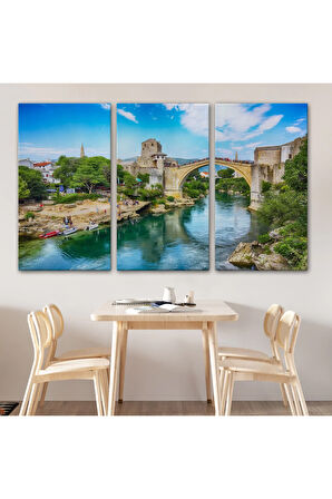 Mostar Köprüsü Kanvas Duvar Tablosu-1115