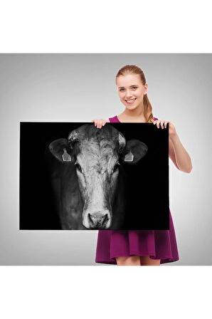 İnek  Dekoratif Kanvas Tablo 1137