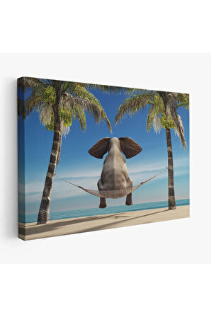 Fil Dekoratif Kanvas Tablo 1141