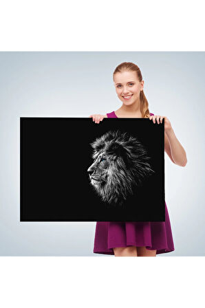 Aslan Dekoratif Kanvas Tablo 1153