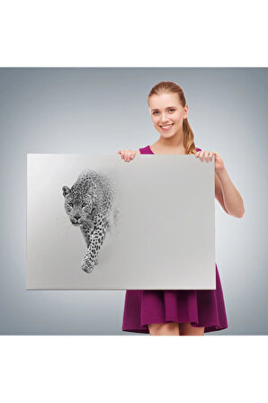 Leopar Dekoratif Kanvas Tablo 1154