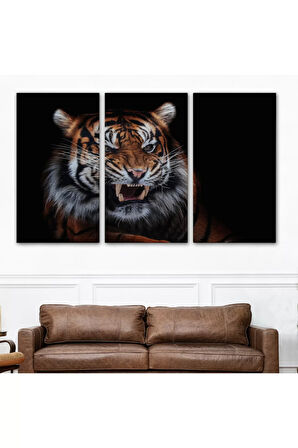 Kaplan Dekoratif Kanvas Tablo 1156