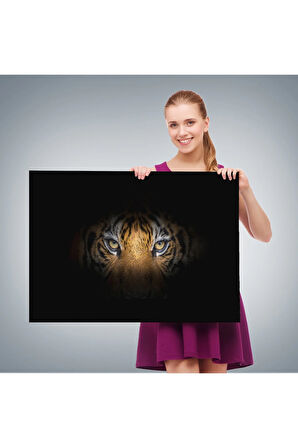 Kaplan Gözleri  Dekoratif Kanvas Tablo 1161