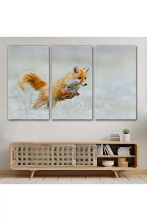 Tilki Dekoratif Kanvas Tablo 1165