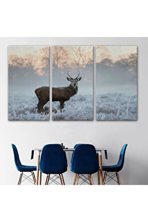 Geyik Dekoratif Kanvas Tablo 1166