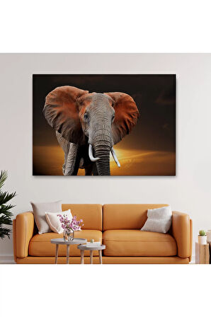 Fil Dekoratif Kanvas Tablo 1167