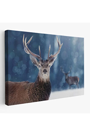 Geyik Dekoratif Kanvas Tablo 1168