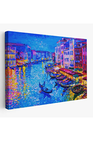 Rusya Neva Nehri Manzarası Duvar Tablosu-1207