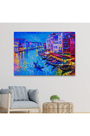 Rusya Neva Nehri Manzarası Duvar Tablosu-1207