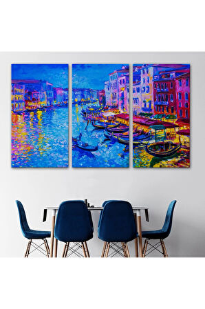 Rusya Neva Nehri Manzarası Duvar Tablosu-1207